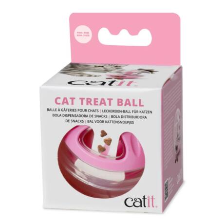 Bola dispensadora Catit para gatos com abertura ajustável para guloseimas