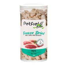 Petfield Fresh snacks de pato freeze dried para cães