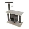 🐾 Arranhador torre para gatos: compacto, funcional e confortável O arranhador torre Jade Darklight para gatos Kerbl é a solução ideal para quem procura um espaço compacto e confortável para o seu felino. De facto, este arranhador torre para gatos combina uma estrutura estável, uma casinha acolhedora e superfícies resistentes para arranhar. Além disso, com uma altura de 96 cm, adapta-se facilmente a qualquer divisão. Assim, é perfeito para apartamentos ou espaços mais reduzidos. 🏠 Casinha confortável para descanso Por um lado, este arranhador com casinha para gatos inclui uma área fechada com cerca de 32 cm de diâmetro, ideal para relaxar. Por outro lado, proporciona um espaço seguro e acolhedor. Dessa forma, o seu gato pode descansar com total conforto. ✔ Casinha com Ø 32 cm ✔ Espaço privado ✔ Ideal para relaxar 🪵 Postes em sisal para arranhar O arranhador com sisal para gatos inclui postes com cerca de 8 cm de diâmetro, revestidos com material resistente. Além disso, permite afiar as unhas de forma natural. Assim, ajuda a proteger os móveis e promove hábitos saudáveis. ✔ Sisal resistente ✔ Mantém unhas saudáveis ✔ Protege os móveis 🧗 Estrutura estável com base ampla Este arranhador compacto para gatos inclui uma base de 70 x 35 cm, garantindo estabilidade durante o uso. Por isso, é adequado para gatos ativos. Além disso, proporciona segurança durante a brincadeira. ✔ Base estável ✔ Estrutura robusta ✔ Ideal para uso diário 🏡 Design moderno para qualquer espaço O arranhador moderno para gatos apresenta um design discreto e elegante. Assim, integra-se facilmente na decoração da casa. Além disso, é fácil de posicionar em qualquer divisão. ✔ Design elegante ✔ Fácil integração ✔ Ideal para espaços pequenos 🐱 Bem-estar e atividade diária Este móvel para gatos estimula o movimento, reduz o stress e melhora o bem-estar geral do animal. Por isso, é uma excelente escolha para o dia a dia. ✔ Estimula o exercício ✔ Reduz o stress ✔ Promove bem-estar 📌 Recomendações 👉 Descubra mais opções em arranhadores para gatos. 👉 Veja também brinquedos para gatos. Arranhador torre Jade Darklight para gatos com casinha