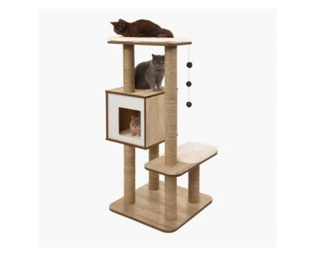 Arranhador Vesper High Base Catit para gatos com níveis