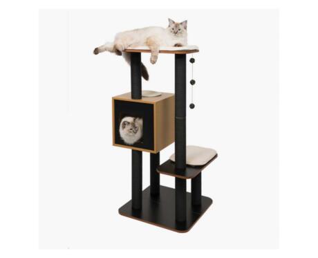 Arranhador Vesper High Base Catit para gatos com níveis