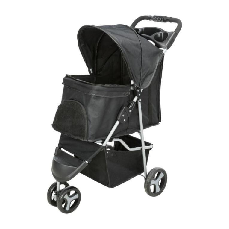 Carrinho para cães Trixie Friends on Tour dobrável leve até 11kg