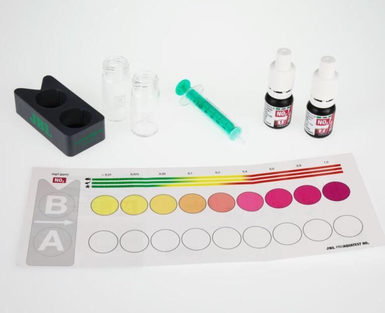 Kit de teste de gotas JBL ProAquatest NO2 Nitrito para aquários Confort Animal.