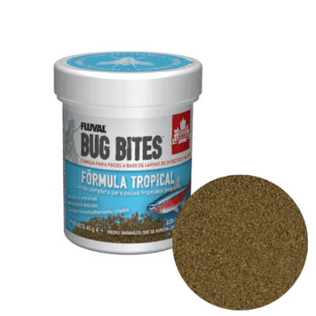 Fluval Bug Bites Granulado Peixes Tropicais