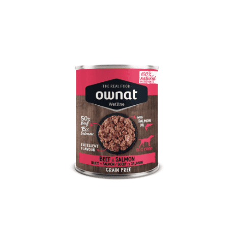 Ownat Wet Beef and Salmon 395 Gr