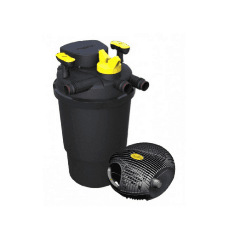 Os Filtro Laguna Pressure-Flo UV + Bomba Laguna Max-Flo oferece importantes funções de filtragem de água, essenciais para a manutenção diária dos tanques: filtragem mecânica e esterilização por UVC. Tudo isso para produzir um ambiente claro, limpo e saudável para lagos de até 14.000 litros.